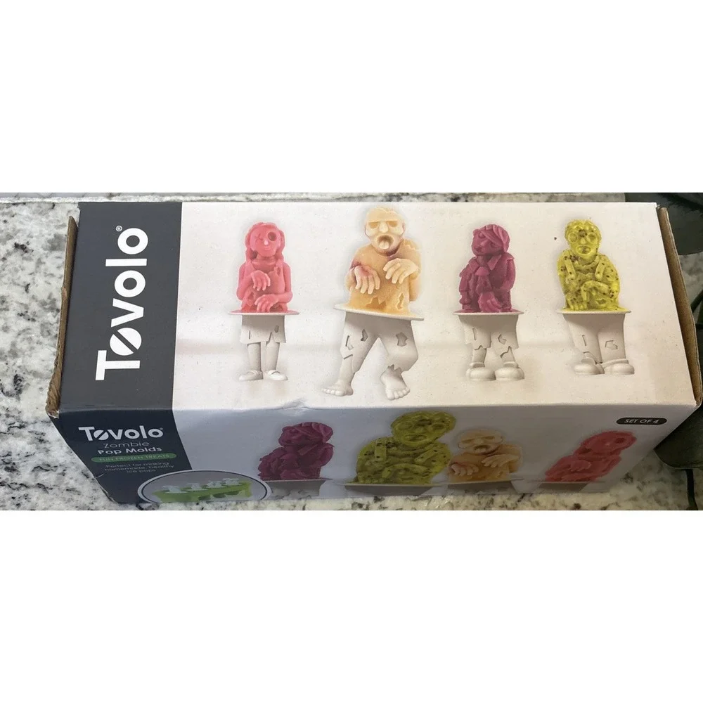 Tovolo Pop Molds Zombie‎ Silicone Halloween Spooky Fun Kids Summer Novelty